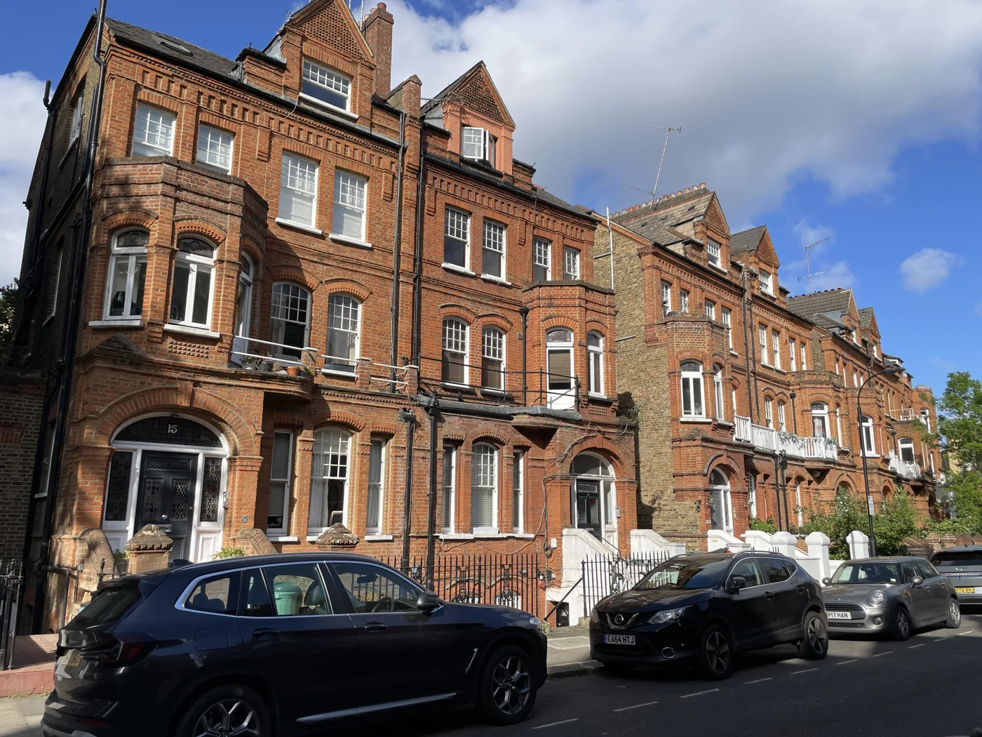 Mansion houses on Mornington Avenue, West Kensington. Band H homes in the borough pay £3,039.02 this year