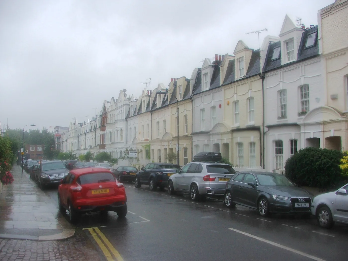 Terraced houses on Mimosa Street, Fulham